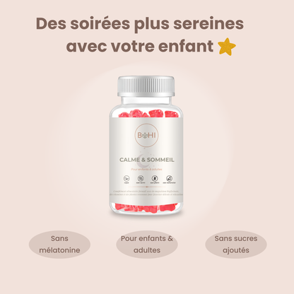BOHI – Gummies Calme & Sommeil – Routine du soir pour enfants (et parents)