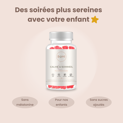 BOHI – Gummies Calme & Sommeil – Routine du soir pour enfants